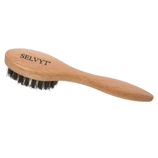 Selvyt Oval Beechwood Suede Brush