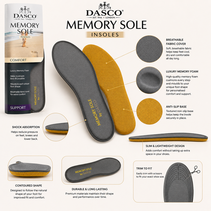 Dasco Memory Sole Foam Insole