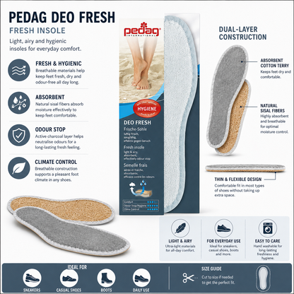 Pedag Deo Fresh Barefoot Insole