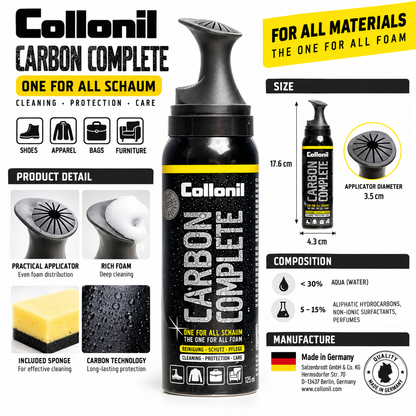 Collonil Carbon Cleaning 125ml Shoe Treatment, Polish & Cleaner