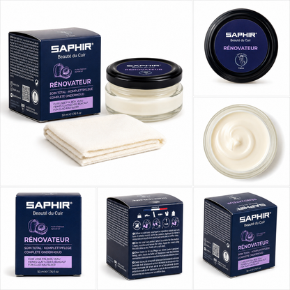 Saphir Renovator Cream Beaute du Cuir Renovator Cream+Cloth