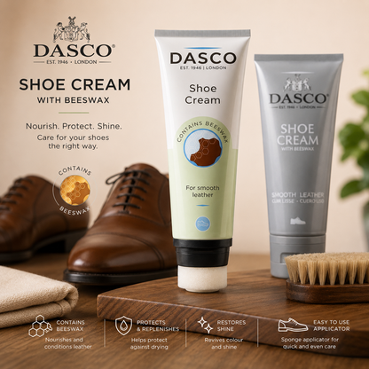 Dasco Shoe Cream 75ml Tube with Applicator