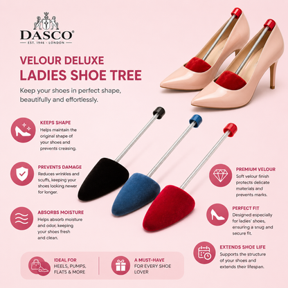 Dasco Velour Deluxe Ladies Shoe Tree