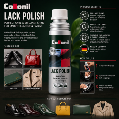 Collonil Leather Polish Lotion 100ml - Premium Leather Care Solution