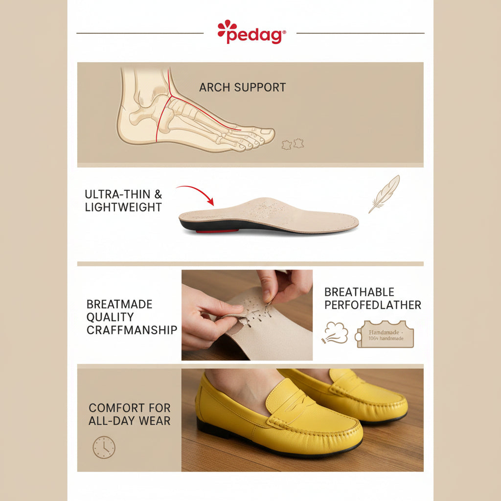 Pedag Viva Mini Extra Light 3/4 Leather Footbed