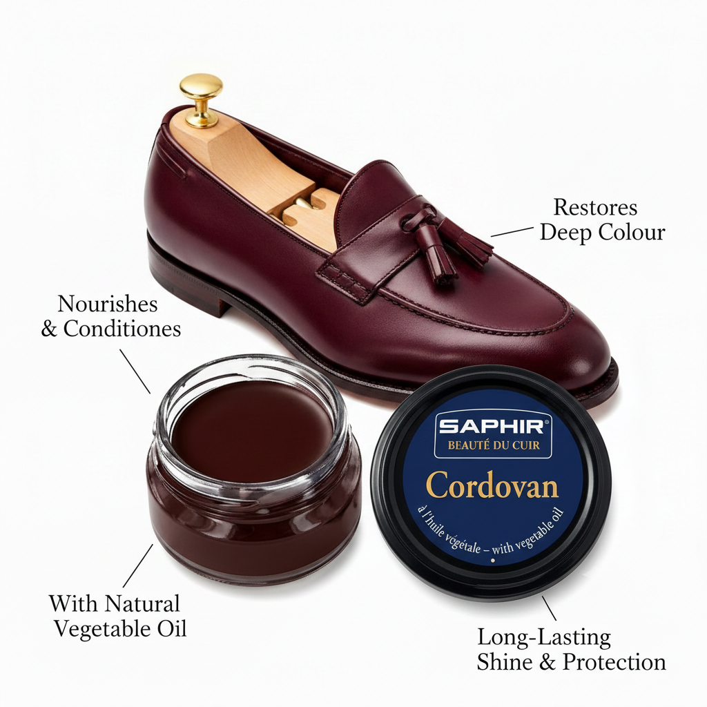 Saphir Cordovan Cream 50ml - Beaute du Cuir Leather Care