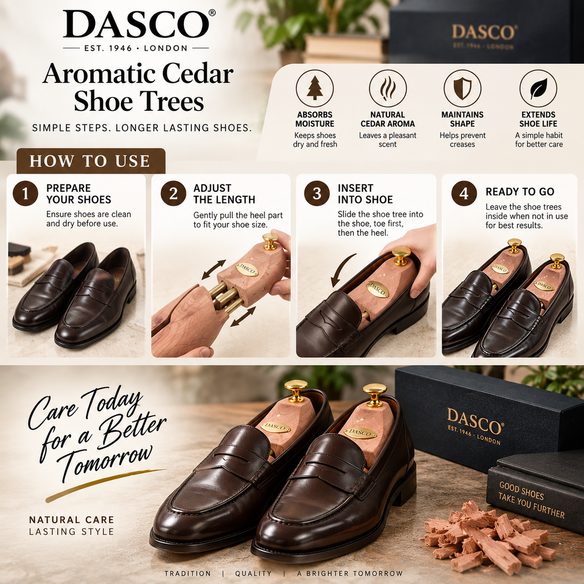 Barker Aromatic Cedar Shoe Trees