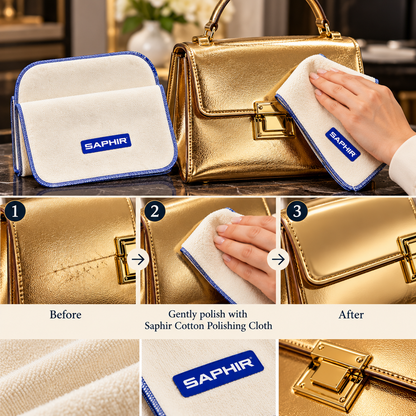 Saphir Beaute du Cuir Cotton Polishing Cloth