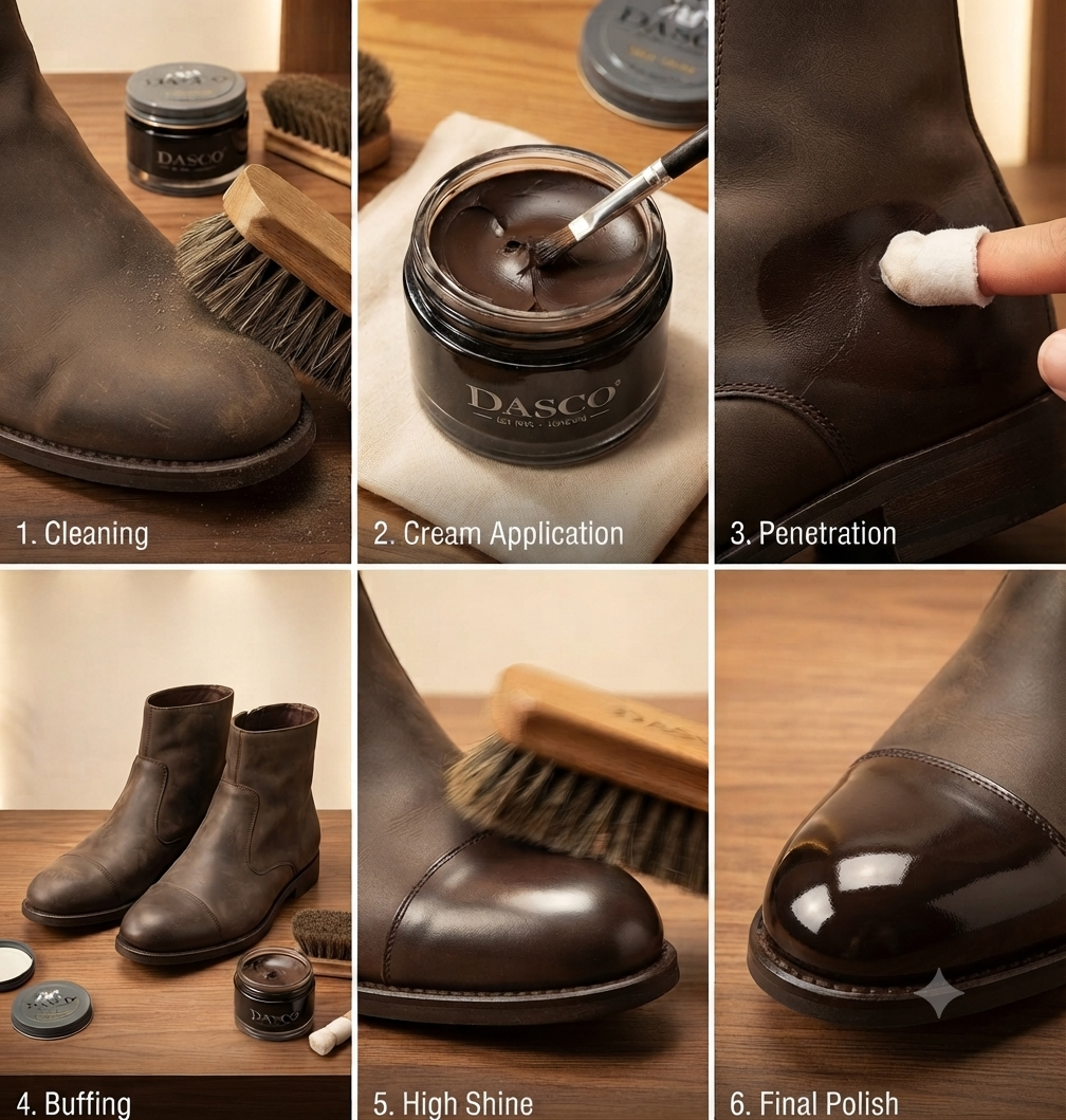 Dasco Shoe Cream with Beeswax 50ml