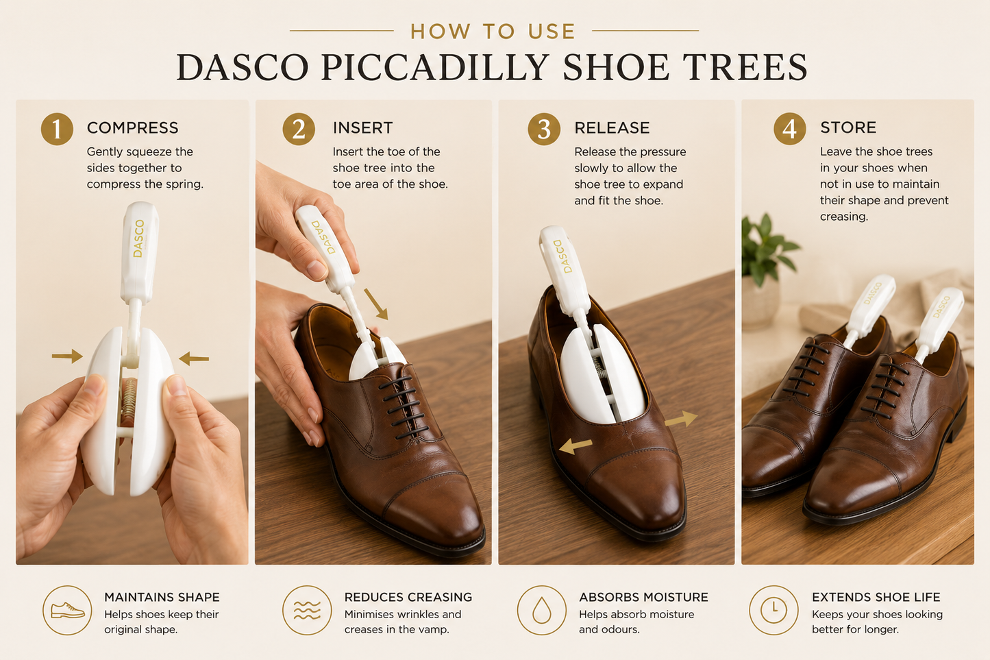 Dasco Piccadilly Shoe Tree | Shoe Shape & Freshness