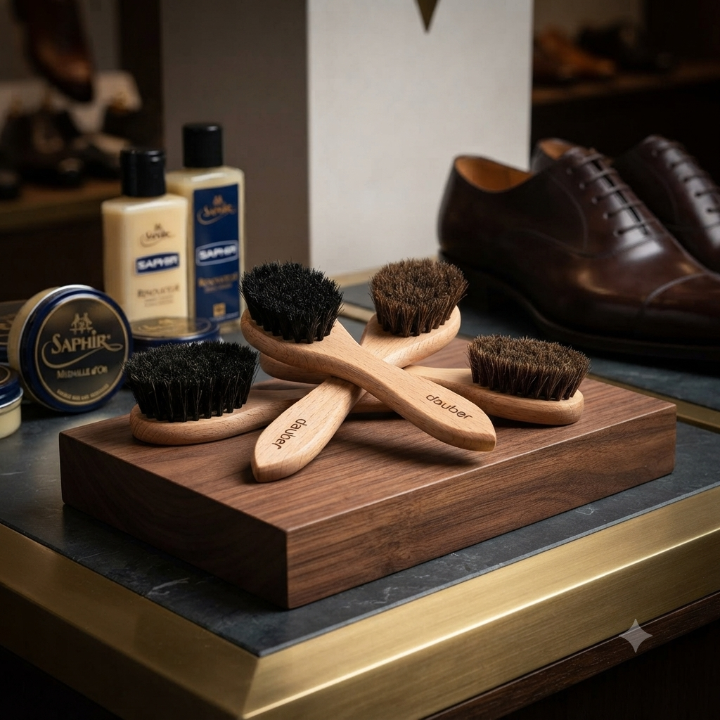Dauber Brush Set for Leather Care Ideal