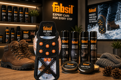 Fabsil Ice Grips Anti-Slip Boot Grips for Snow & Ice
