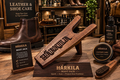 Harkila Boot Jack Dark Brown Sturdy Hardwood Boot Remover