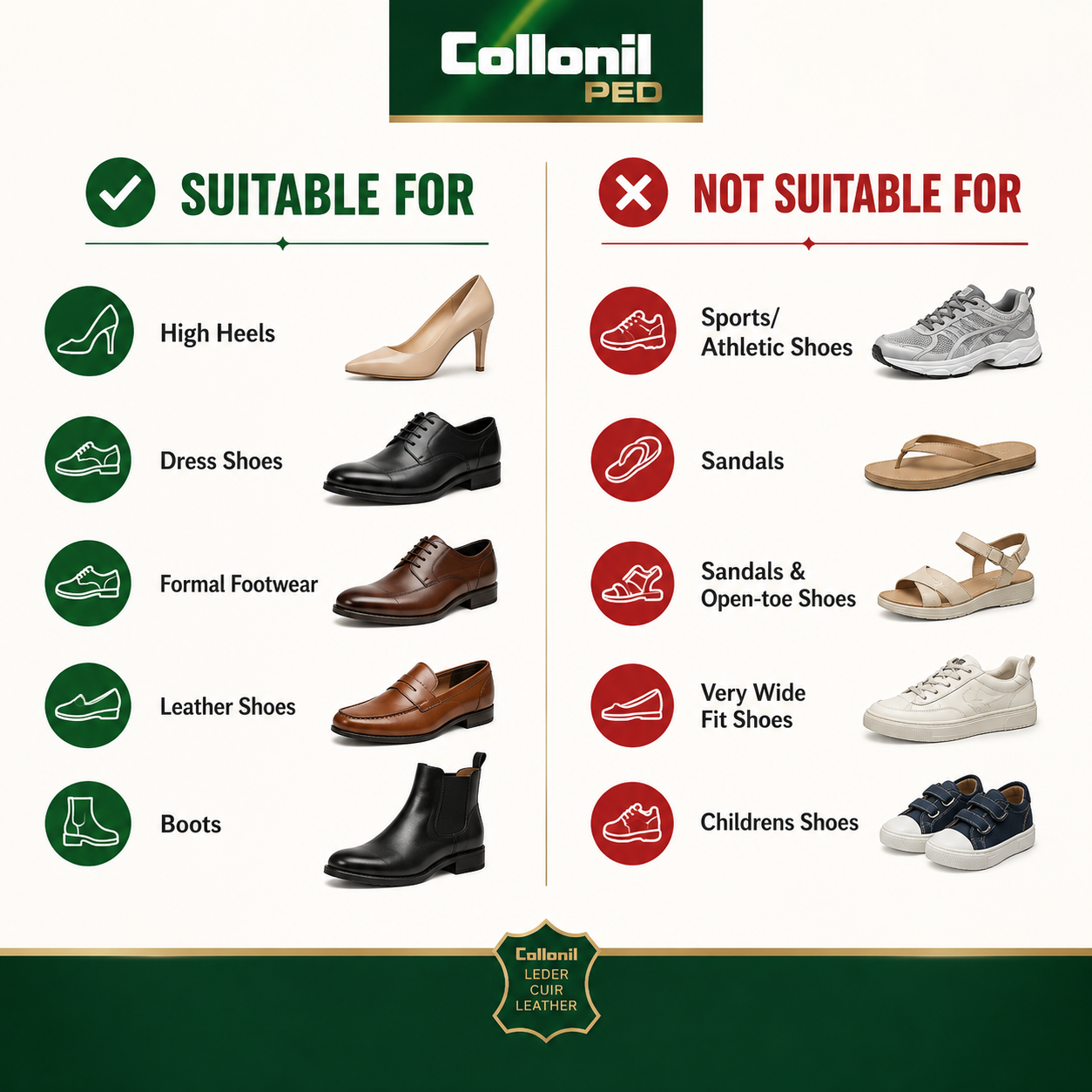 Collonil Insole Shoes for Ultimate Comfort and Support