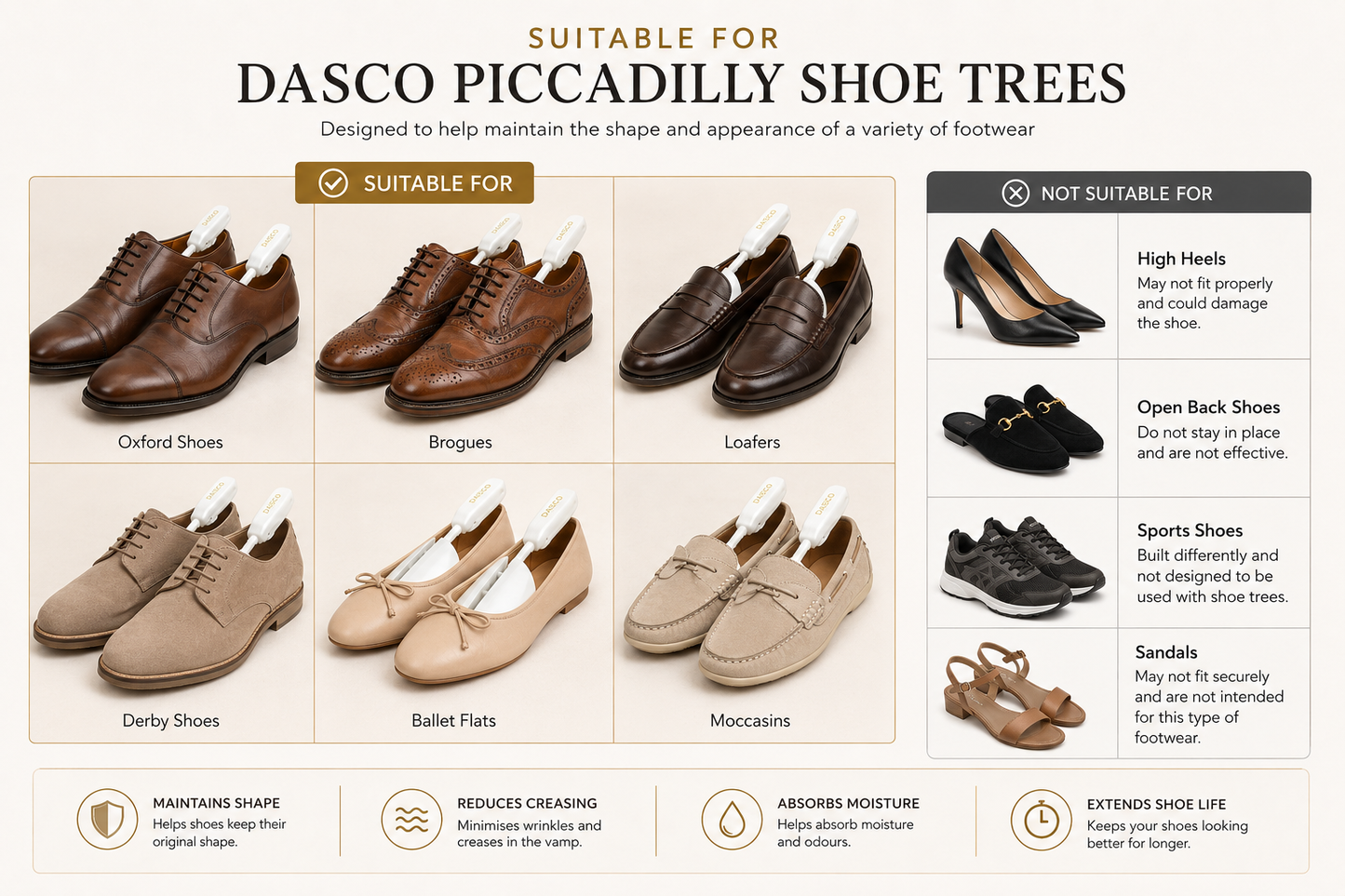 Dasco Piccadilly Shoe Tree | Shoe Shape & Freshness