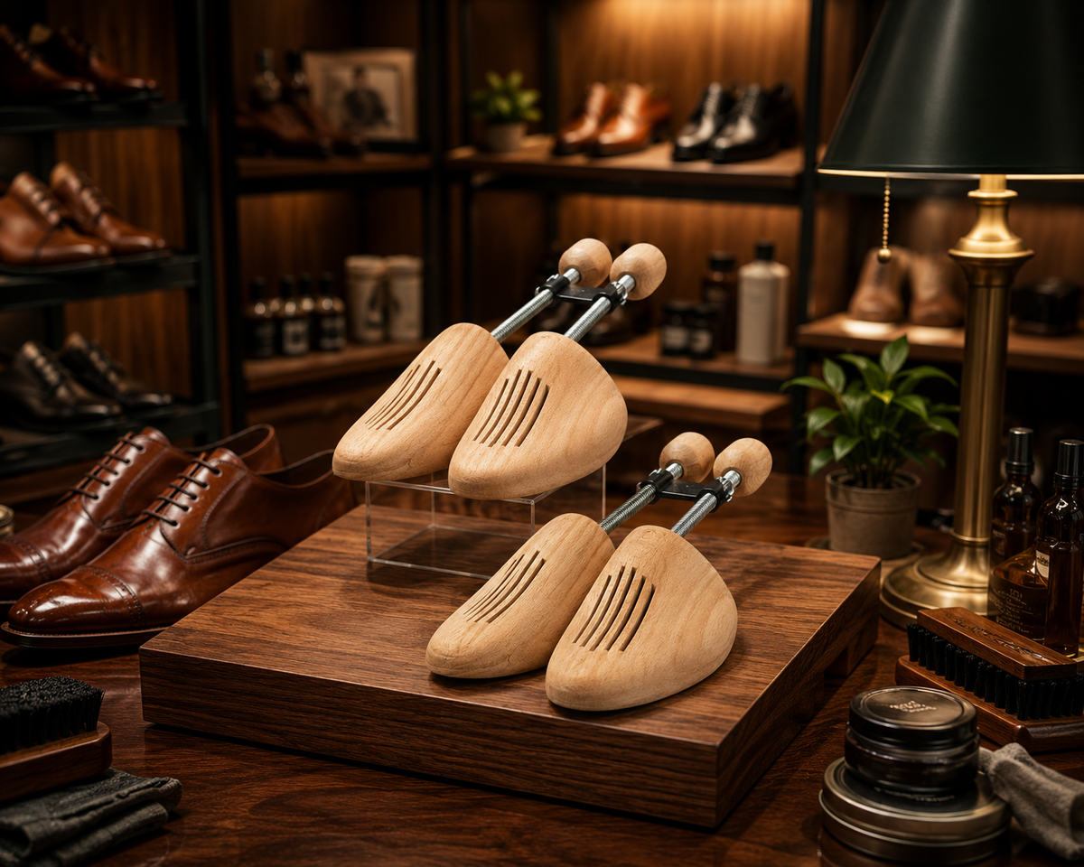 Cherry Blossom Premium Shoe Trees Wood Spiral