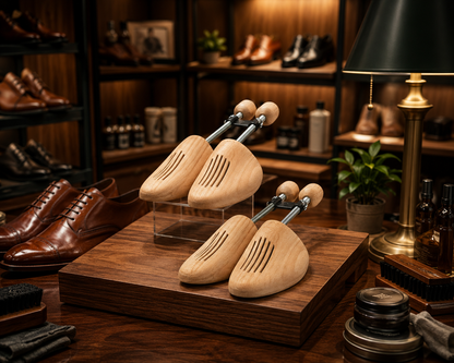 Cherry Blossom Premium Shoe Trees Wood Spiral
