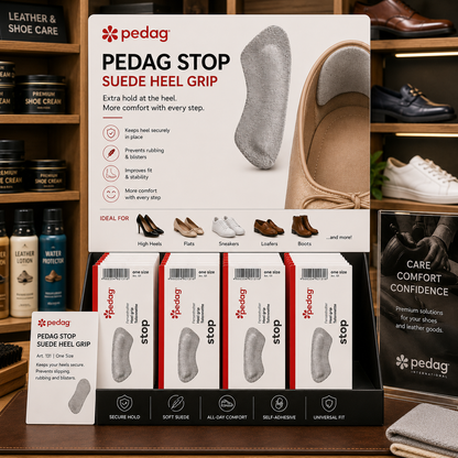 Pedag Stop Suede Heel Grip Pads Prevent Heel Slips