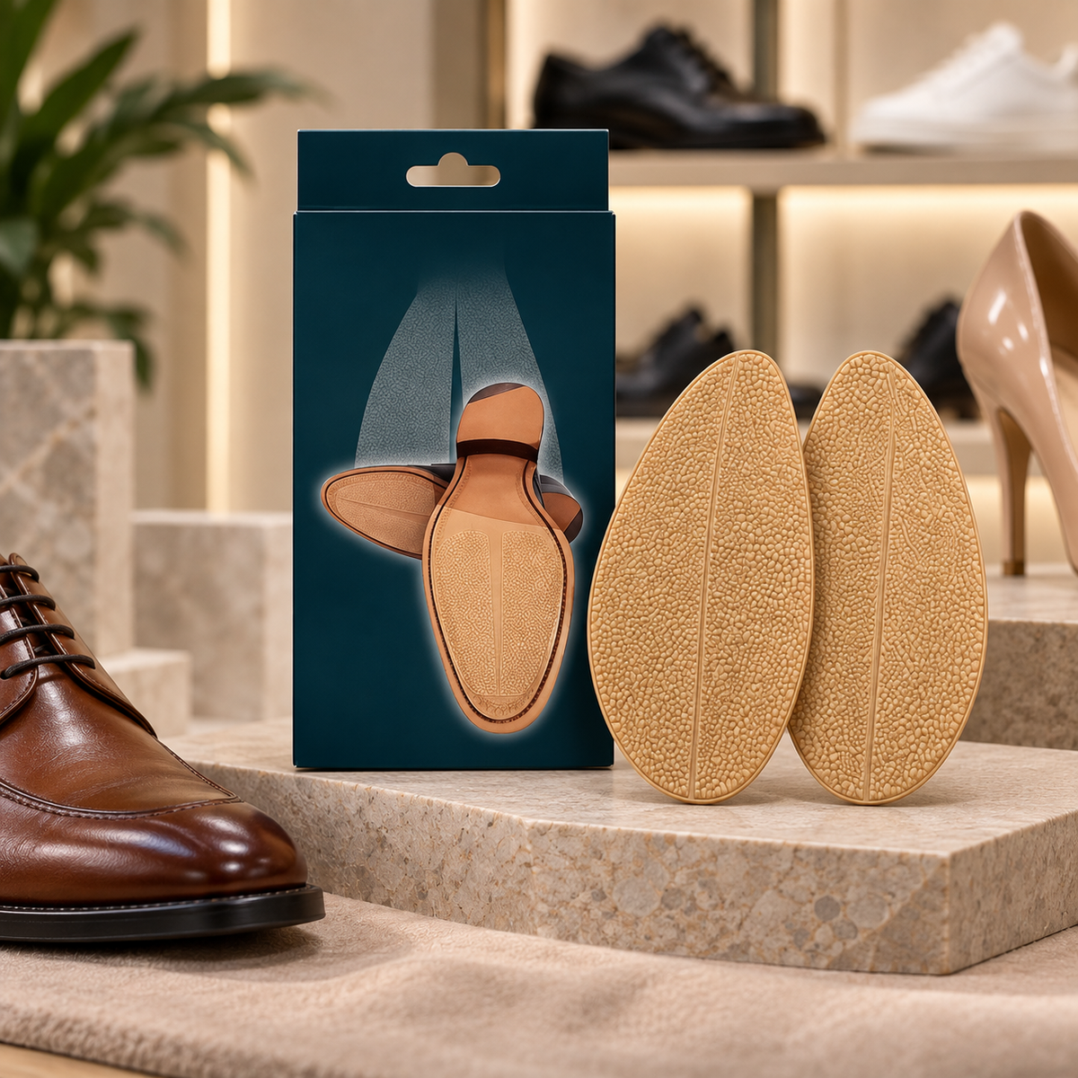S SHOES HAVE SOLES Transparent Anti-Slip Sole Protectors Clear Polyurethane