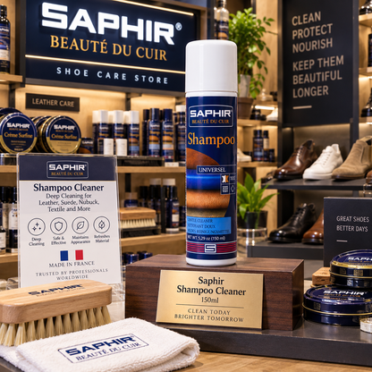Saphir Shampoo Cleaner 150ml - Premium Care for Your Footwear