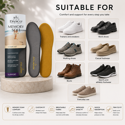 Dasco Memory Sole Foam Insole