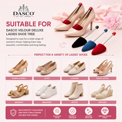 Dasco Velour Deluxe Ladies Shoe Tree