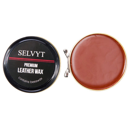 Selvyt Cloth, Beeswax and Applicator Brush Set