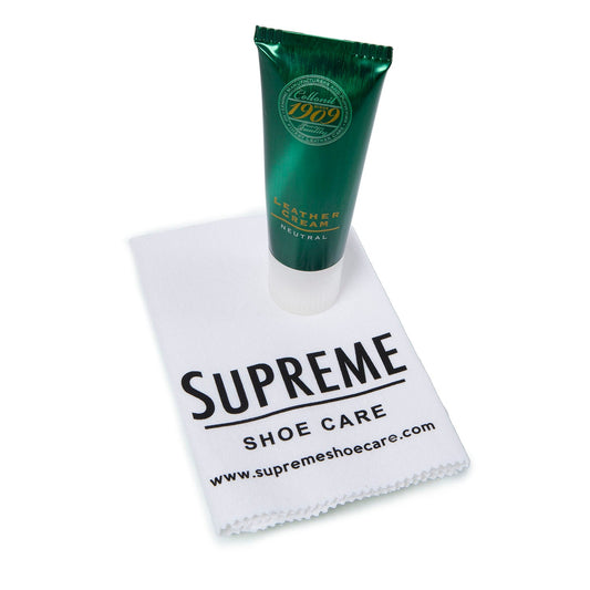 Collonil 1909 Leather Cream + Supreme Cloth Premium Leather Care