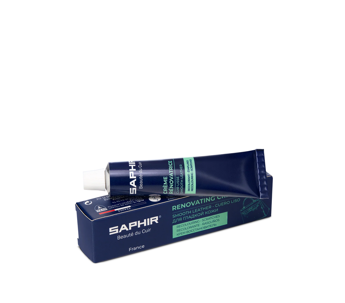 Saphir Creme Renovatrice 25ml Tube for Leather Care and Restoration