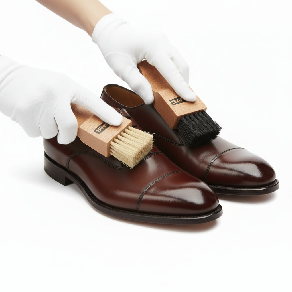 Saphir Beaute Light Wood Pommadier Brush
