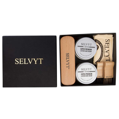 Selvyt 1890 SET S Shoe Care Kit Gift Box