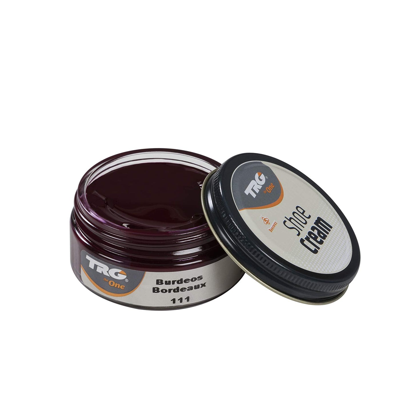 TRG Shoe Cream 111 Bordeaux 50ml Leather Polish with Beeswax