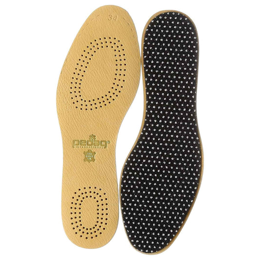 Pedag Leather Comfort Insole Beige 36 EU Breathable Foot Pain Relief