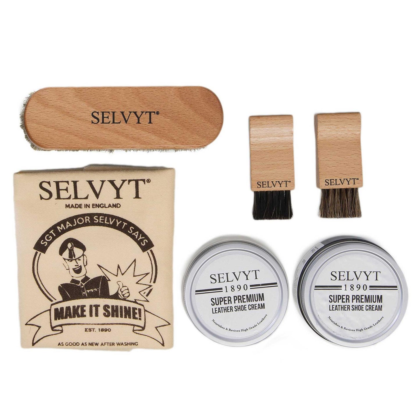 Selvyt 1890 SET S Shoe Care Kit Gift Box