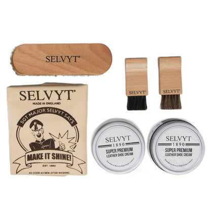 Selvyt 1890 SET S Shoe Care Kit Gift Box