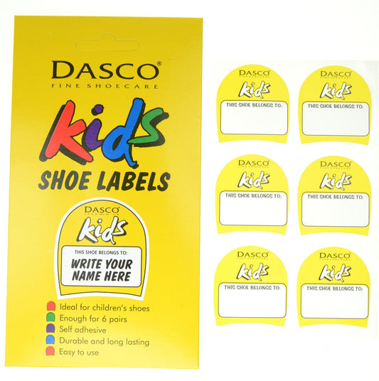 Dasco Kids Shoe Labels