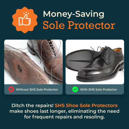 S SHOES HAVE SOLES Transparent Anti-Slip Sole Protectors Clear Polyurethane