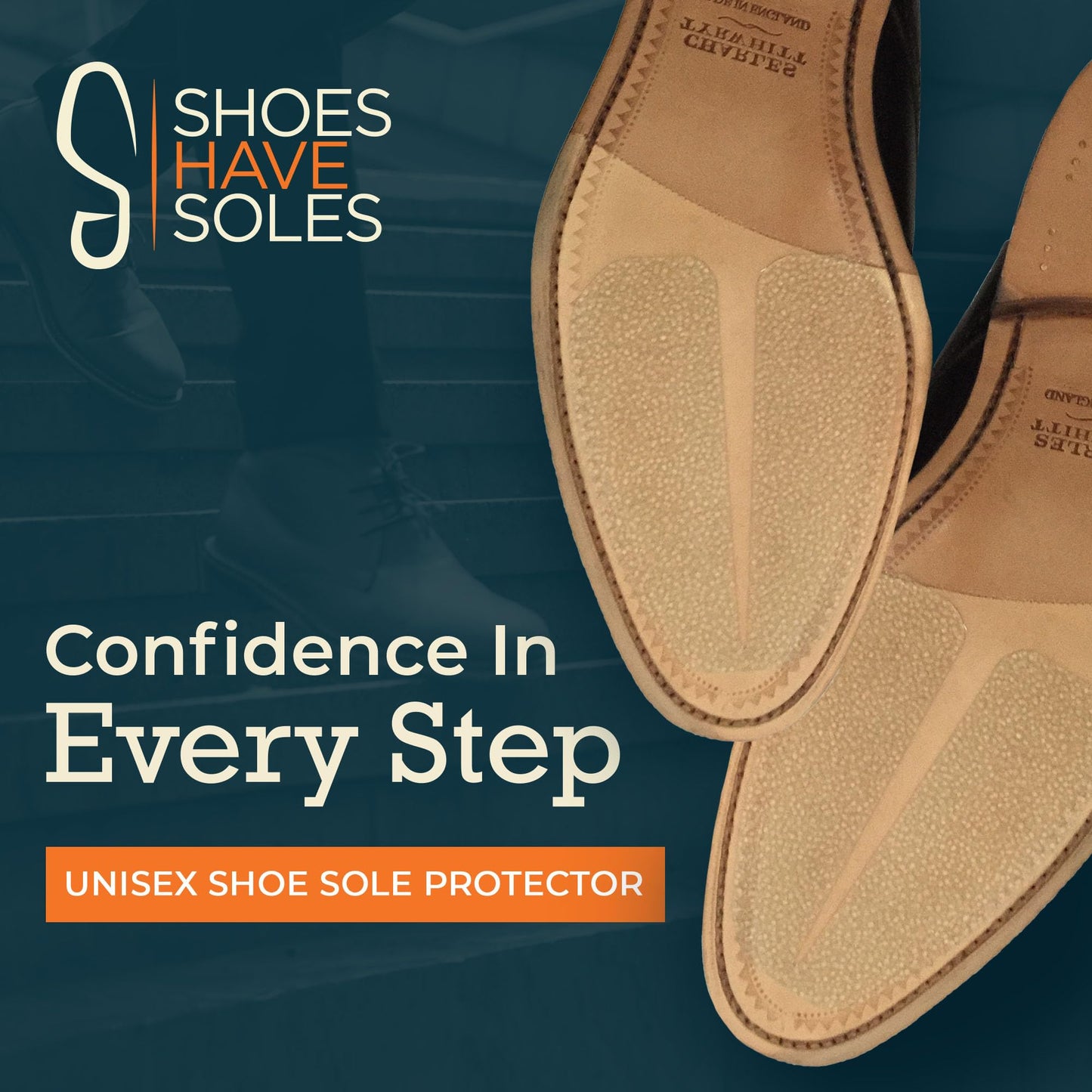 S SHOES HAVE SOLES Transparent Anti-Slip Sole Protectors Clear Polyurethane