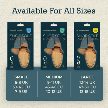 S SHOES HAVE SOLES Transparent Anti-Slip Sole Protectors Clear Polyurethane