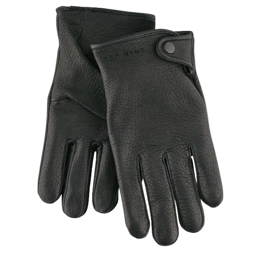 Red Wing 95238 Deerskin Driver Gloves Black