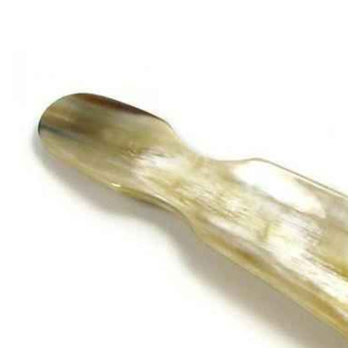 Abbeyhorn 7" Flat Shoehorn with Handle & Leather Thong