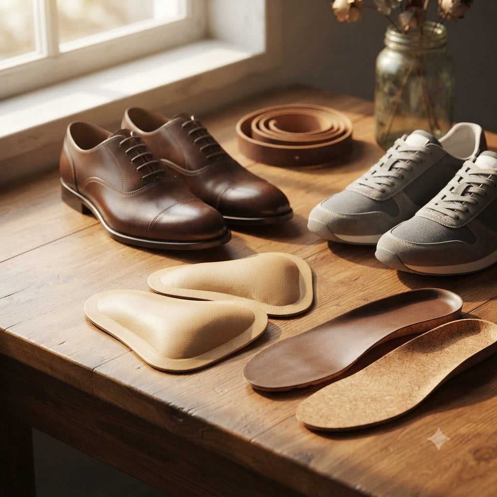 Anatomisch T-Form metatarsal comfort insoles for forefoot support and cushioning