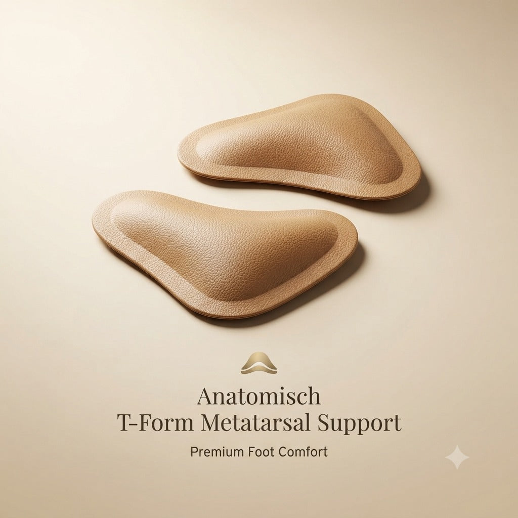 Anatomisch T-Form metatarsal comfort insoles for forefoot support and cushioning