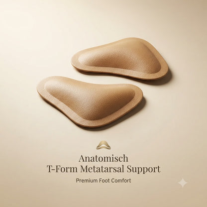 Anatomisch T-Form metatarsal comfort insoles for forefoot support and cushioning