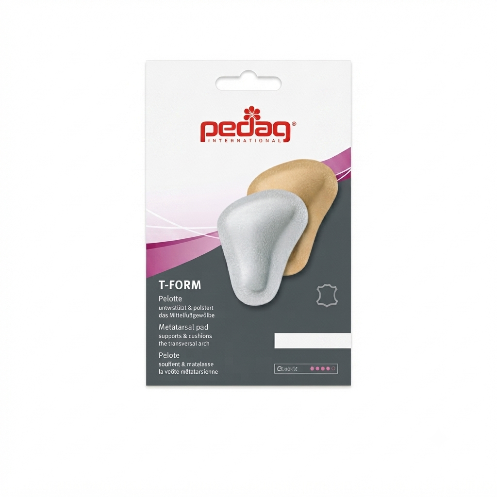 Anatomisch T-Form metatarsal comfort insoles for forefoot support and cushioning