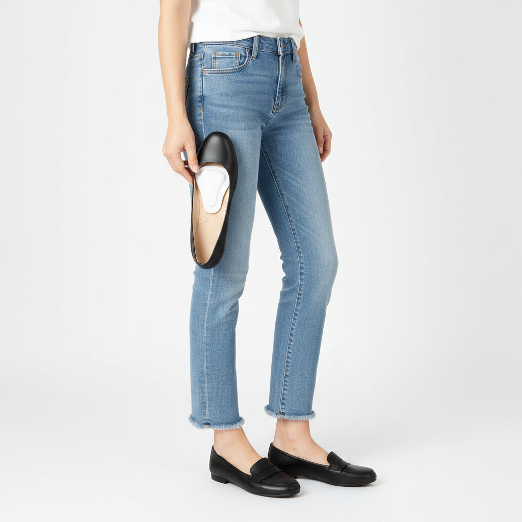 Anatomisch T-Form metatarsal comfort insoles for forefoot support and cushioning