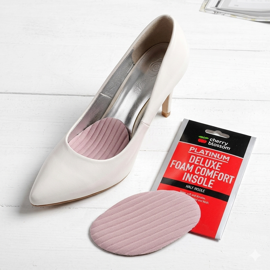 Cherry Blossom Deluxe Foam Comfort Insole Half