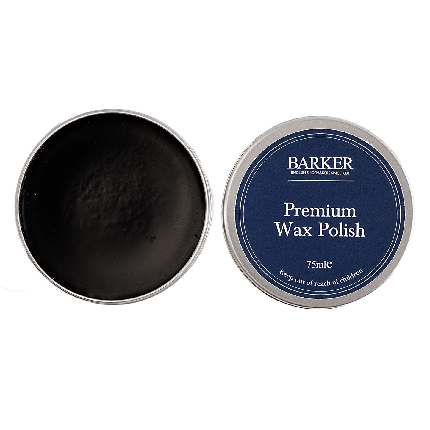 BARKER Premium Wax Polish 75ml Shoe and Boot