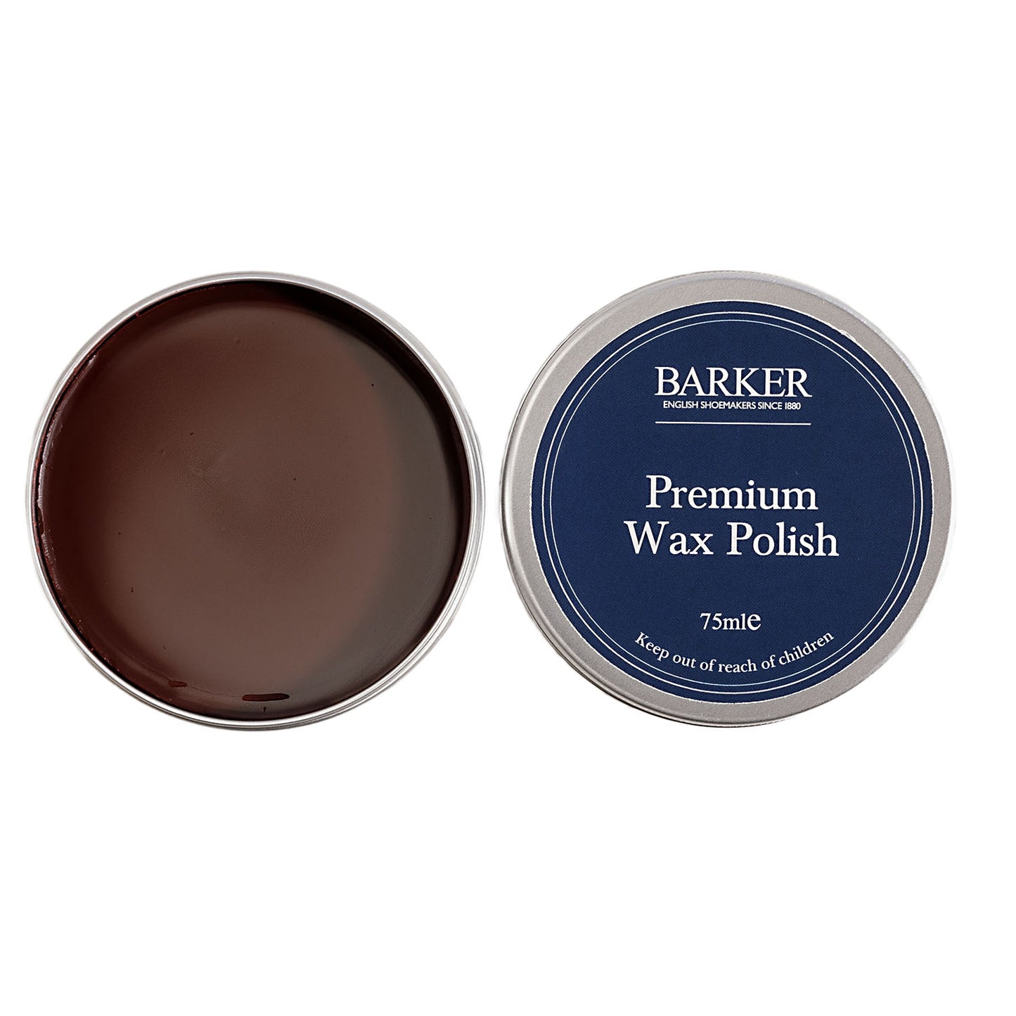 BARKER Premium Wax Polish 75ml Shoe and Boot