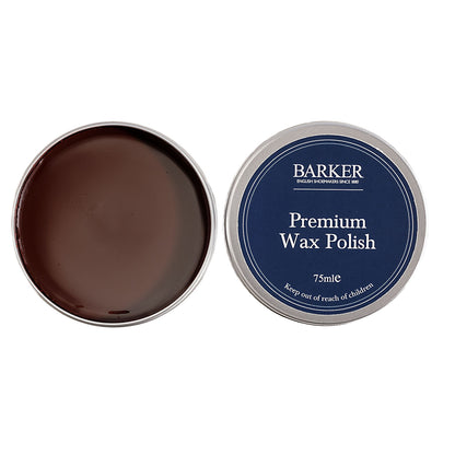 BARKER Premium Wax Polish 75ml Shoe and Boot